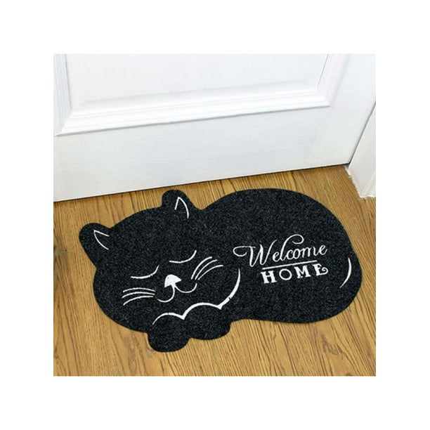 Funny Cat Animal Decor Bath Mat Shower Rug Floor Door Mats Bedroom Carpet 17x29"